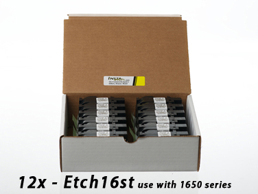 etch16box - case of 12 etch16st 1" inch stencil cartridges