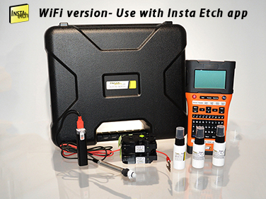 etch1650MetalKitWifi -complete supply for deep etching metal- yields 80+ marks- w/Logo printing opti