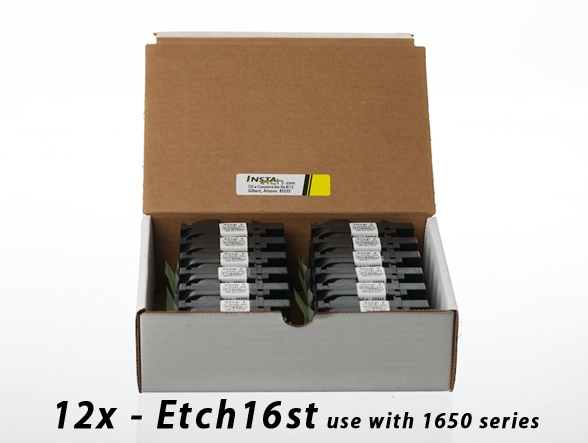 etch16box - case of 12 etch16st 1" inch stencil cartridges