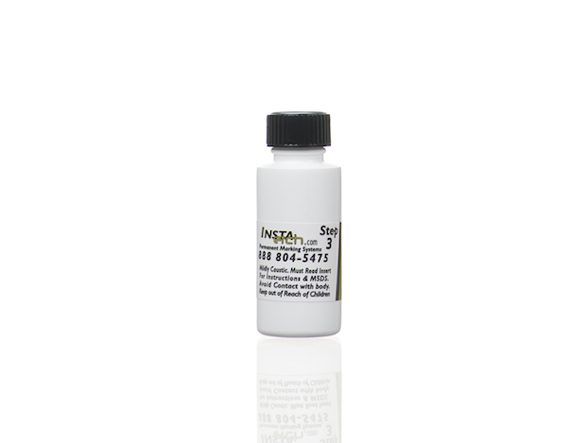 glass30cc Step #3 Glass Etching Gel/Cream ~ 30 ml enough gel for 100+ marks. Screw top bottle with b